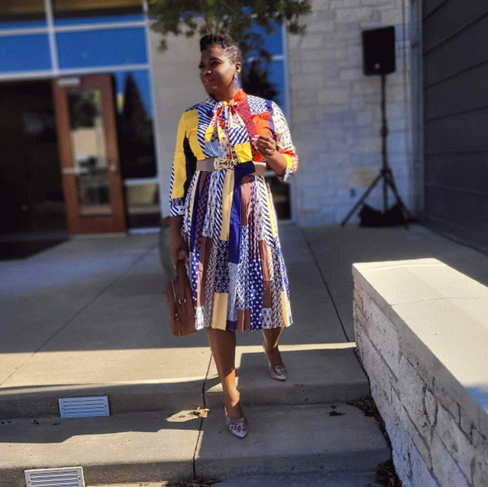 Diana Patch Dress